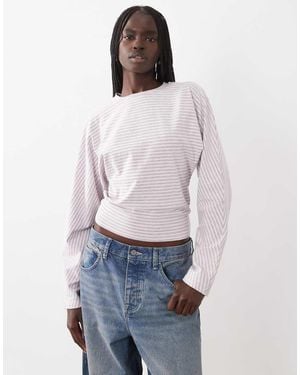 Cotton On Blair Top Met Vleermuismouwen En Lange Mouwen - Wit