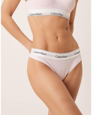 Calvin Klein Icon Cotton Modal Thong - White