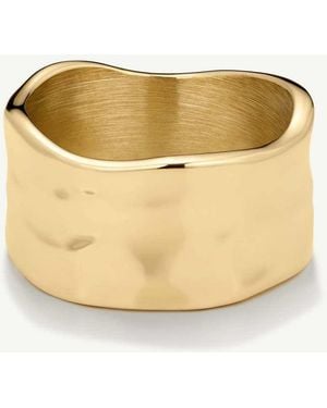D.Louise Waterproof Bridal Textured Band Ring – Tarnish-Free - Natural