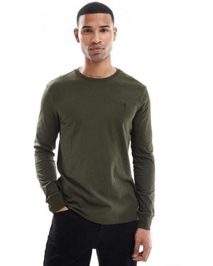 Polo Ralph Lauren Icon Logo Long Sleeve T-shirt Custom Fit - Green