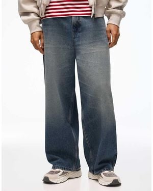 Bershka Super baggy Jeans - Blue