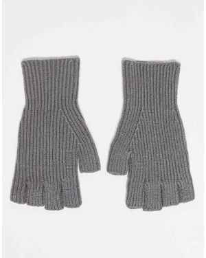 ASOS Mitones Grises De Punto De