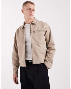 Levi's Garage Zip Through Jacket - Natural
