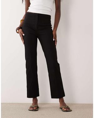 Mango Tailored Slim Trouser - Black