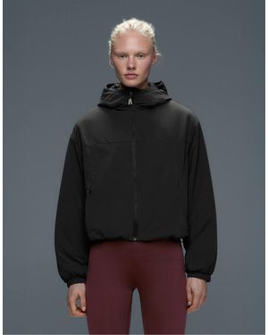 Oysho Fellex Volcanic Technical Padded Boxy Jacket - Grey