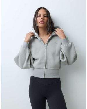 Tala Cocoon Zip Through Hoodie - Grey