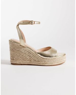 SEQWL Espadrille Wedges - Natural