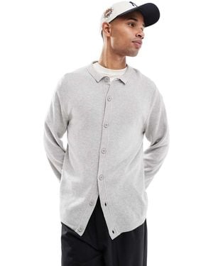 Threadbare Knitted Long Sleeve Cardigan - White
