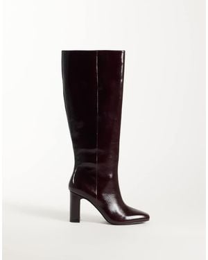 Nobody's Child Real Leather Knee High Boots - Black