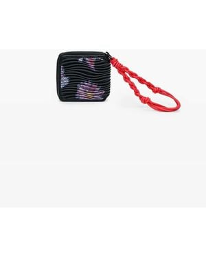 Desigual Medium Floral-Texture Wallet - White