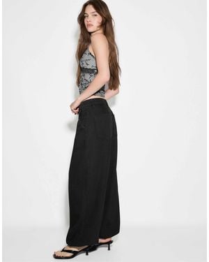 Stradivarius Balloon-jeans - Weiß