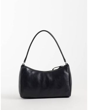 Tommy Hilfiger Bold Script Logo Shoulder Bag - Black