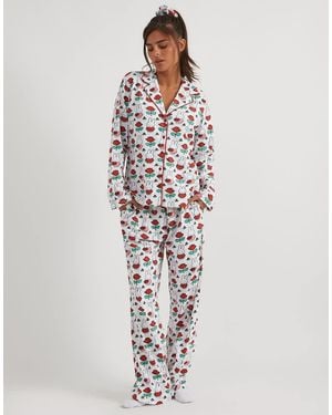 Skinnydip London Miffy Rose Pyjama Set - White