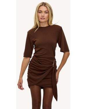Loavies Only For You Mini Dress - Brown