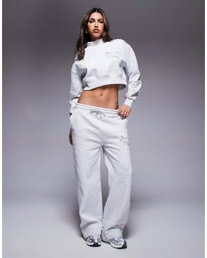 Good For Nothing Co-ord Flare Overlock Seam joggers - Grey
