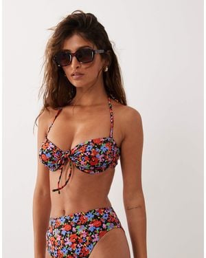 ASOS Jasmine Underwire Bikini Top - Red
