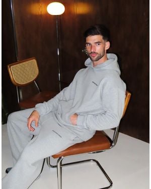 Good For Nothing Oversize-kapuzenpullover mit hohem baumwollanteil - Grau