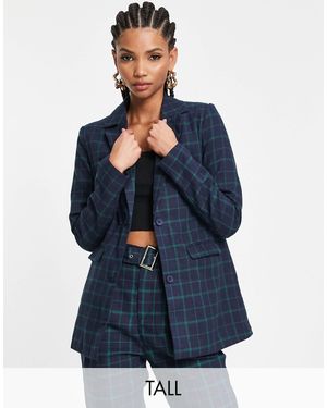 Heartbreak Tall Slouchy Boyfriend Blazer - Blue
