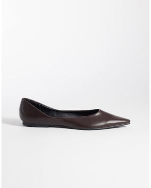 SEQWL – scar – spitze ballerinas - Weiß