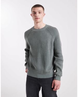 Hollister – pullover aus seemannsstrick - Grau