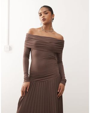 SNDY'S Alessia Drop Waist Dress in Metallic | Lyst SNDY'S Alessia Drop Waist Dress in Metallic | Lyst
