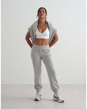 Aim'n Melange Varsity Classic Joggers - Grey