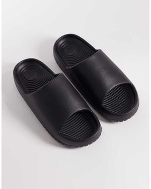 Jack & Jones Moulded Slider - Black