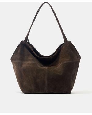 Pull&Bear Shopper aus leder - Schwarz