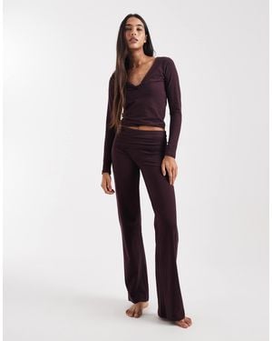 Cotton On Dreamy Sofy Roll Waist Trouser - White