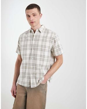Blend 100% Cotton Regular Fit Shirt - White