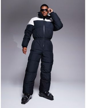 ASOS 4505 Ski & Snow 4505 – ski – gesteppter, isolierter, wasserabweisender skianzug - Blau