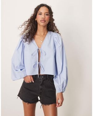 Gina Tricot – blusenoberteil - Weiß