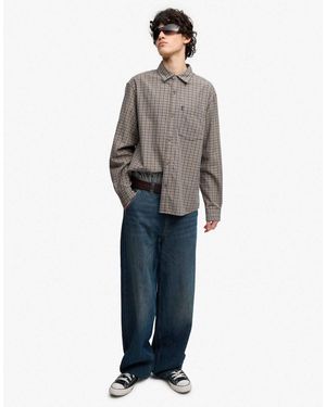 Bench x Superdry & Co Bench. x superdry & co – langärmliges skater-hemd - Grau