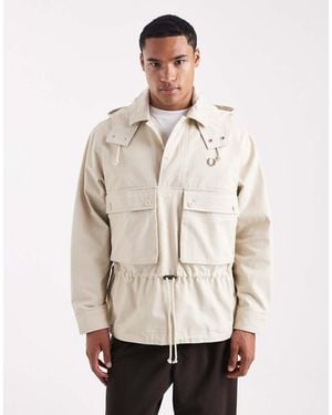 Fred Perry Hooded Jacket - Natural