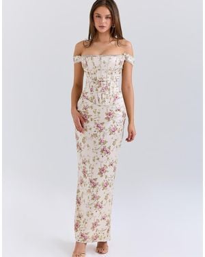 House Of Cb Aiza Grape Floral Print Maxi Dresses for Women - Up to 11% off  | Lyst UK