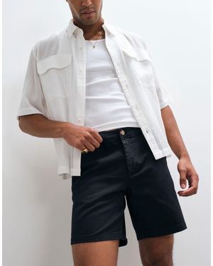 ASOS Short chino mi-long slim - Gris
