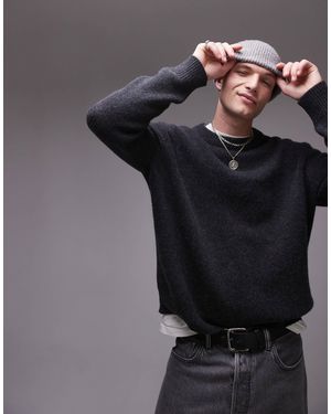 ARKET – oversize-pullover aus wollmix - Grau