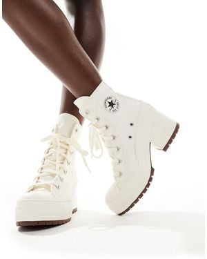 Converse Botas Blancas Con Tacón Chuck Taylor 70's Hi Deluxe De - Blanco