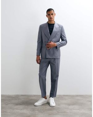 ASOS Relaxed Tapered Pantalon - Blauw