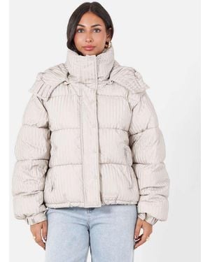 Sixth June Chaqueta De Plumas Extragrande Iridescent De -Neutro