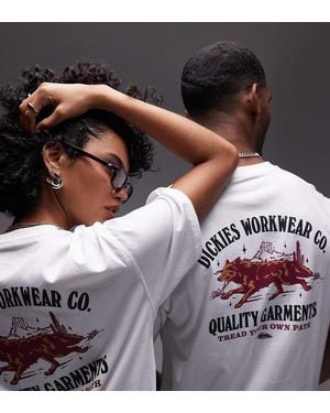 Dickies Wolf Country Graphic Back Print T-shirt - Metallic