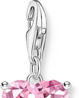 Thomas Sabo – anhänger aus sterling mit rosa detail - Weiß