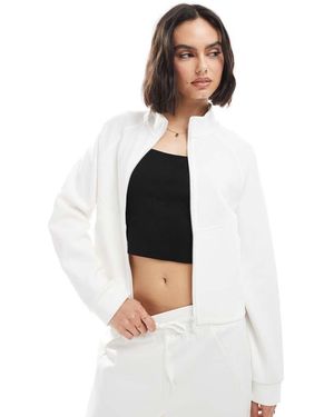 agon® Zip-Up Sports Jacket - White