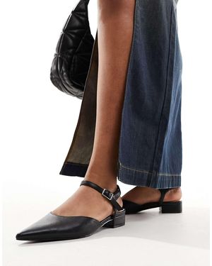 Truffle Collection Mules pointues à talon - Noir