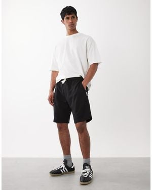 Jack & Jones Pintuck Jersey Shorts - White