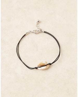 ASOS Festival Faux Cowrie Shell Multiwear Cord Puller Bracelet With - Natural