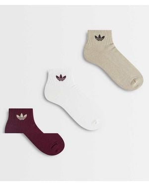adidas Originals 3 Pack Short Socks - Multicolour