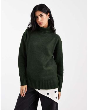 Threadbare Grofgebreide Coltrui - Groen