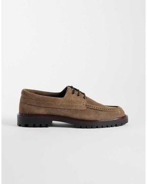 Noak Scarpe Da Barca Di Manifattura Portoghese - Marrone