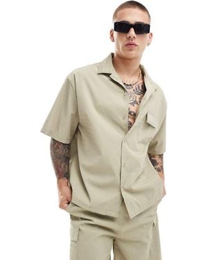 Sixth June Co-ord Textured Shirt - Natural